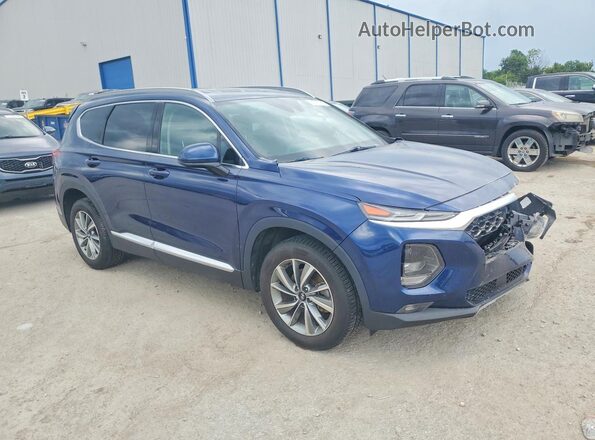 5NMS3CAD9LH144170 2020 HYUNDAI SANTA Blue Front right