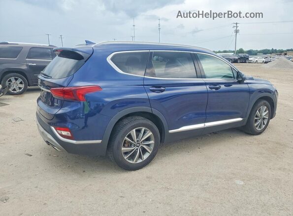 5NMS3CAD9LH144170 2020 HYUNDAI SANTA Blue Rear right