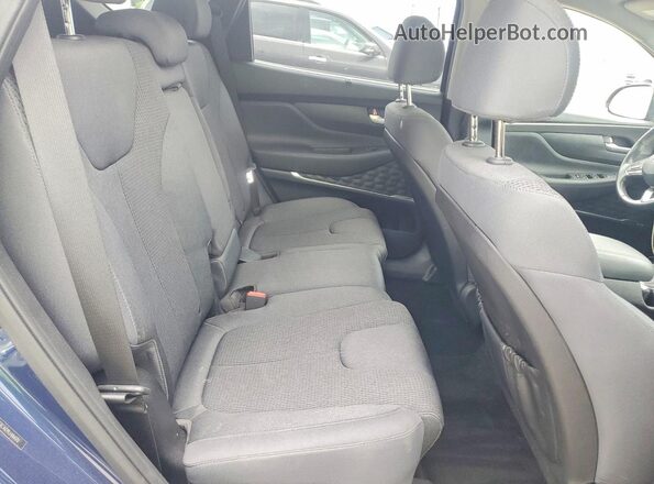 5NMS3CAD9LH144170 2020 HYUNDAI SANTA Blue Rear interior view
