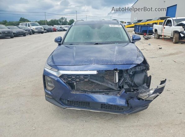 5NMS3CAD9LH144170 2020 HYUNDAI SANTA Blue Front view