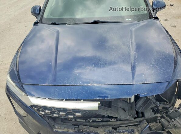 5NMS3CAD9LH144170 2020 HYUNDAI SANTA Blue Engine compartment view
