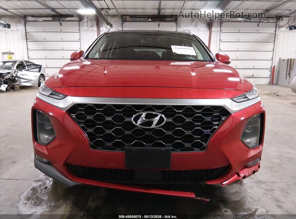 5NMS3CAD9LH210443 2020 HYUNDAI SANTA FE Red Vista frontal