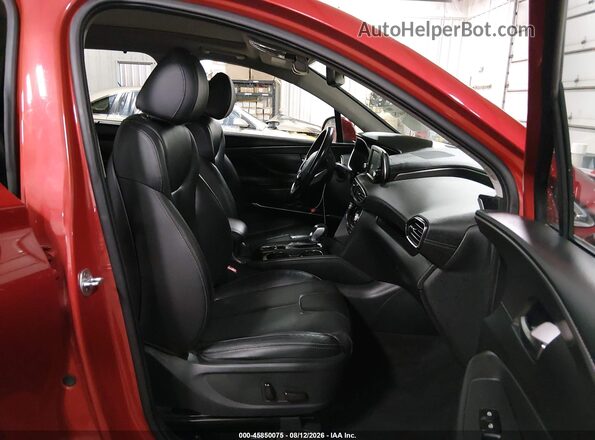 5NMS3CAD9LH210443 2020 HYUNDAI SANTA FE Red Vista interior delantera