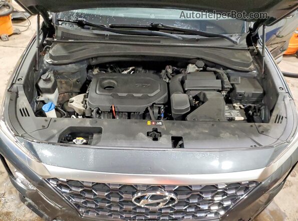5NMS3CADXLH223878 2020 HYUNDAI SANTA Gray Widok wnętrza z tyłu