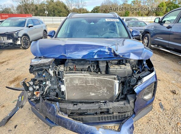 5NMS3CADXLH256542 2020 HYUNDAI SANTA Blue Widok z przodu