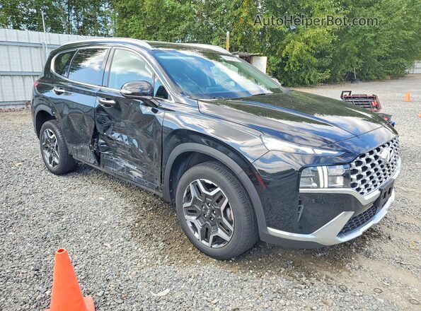 5NMS3DA10PH019348 2023 HYUNDAI SANTA Black Передня права чверть