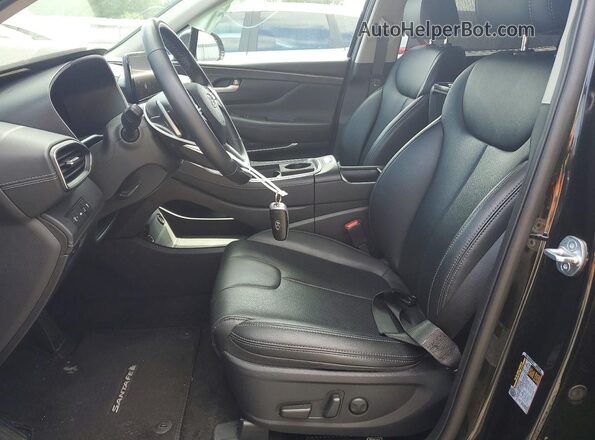 5NMS3DA10PH019348 2023 HYUNDAI SANTA Black Вид салону спереду