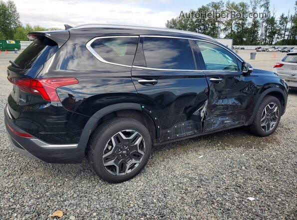 5NMS3DA10PH019348 2023 HYUNDAI SANTA Black Задня права чверть