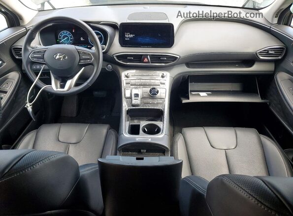 5NMS3DA10PH019348 2023 HYUNDAI SANTA Black Вид панелі приладів
