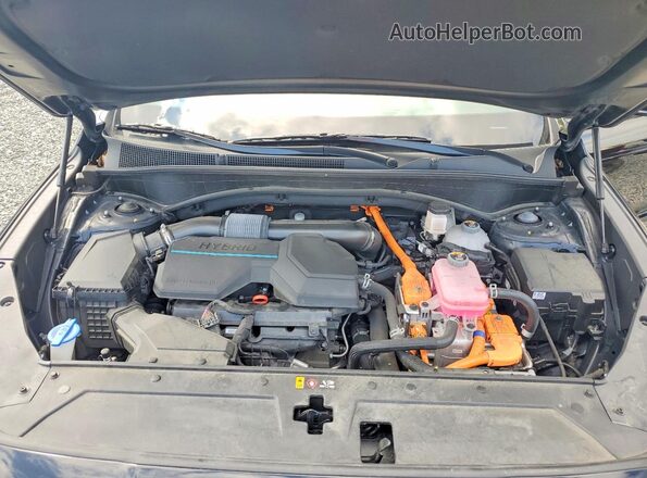 5NMS3DA10PH019348 2023 HYUNDAI SANTA Black Вид підкапотного простору