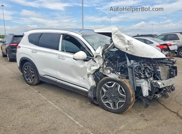5NMS3DA16PH005972 2023 HYUNDAI SANTA White Передня права чверть