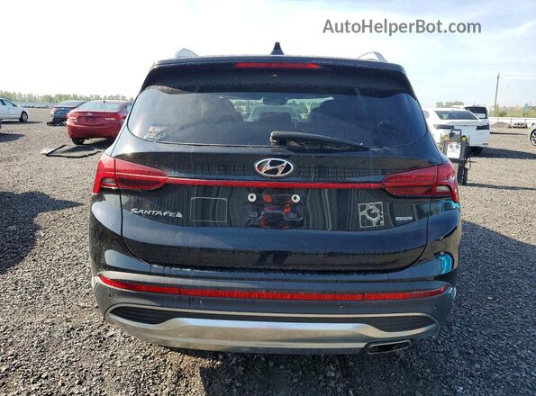 5NMS3DAJ0MH335988 2021 HYUNDAI SANTA Black უკანა სალონის ხედი