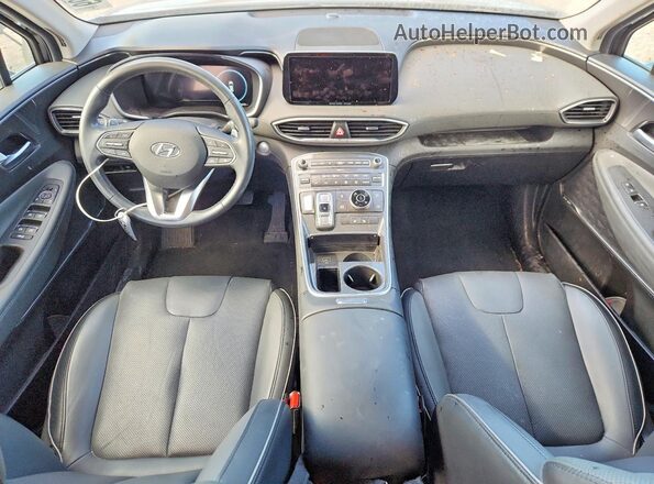 5NMS3DAJ0NH426566 2022 HYUNDAI SANTA Gray Dashboard view