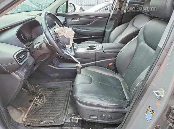 5NMS3DAJ1NH432151 2022 HYUNDAI SANTA Gray Front interior view