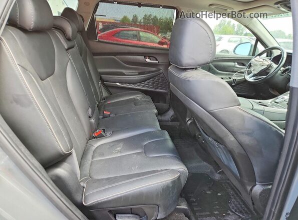 5NMS3DAJ1NH432151 2022 HYUNDAI SANTA Gray Rear interior view