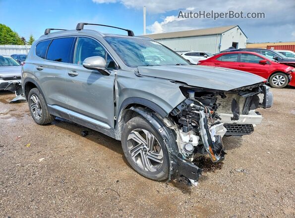 5NMS3DAJ1NH432151 2022 HYUNDAI SANTA Gray Front right