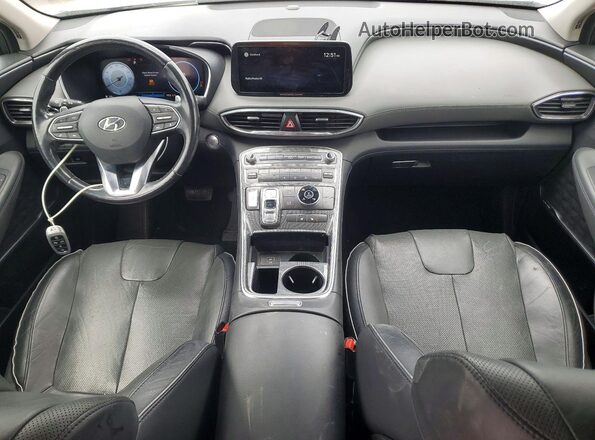 5NMS3DAJ4MH320135 2021 HYUNDAI SANTA Charcoal წინა პანელის ხედი