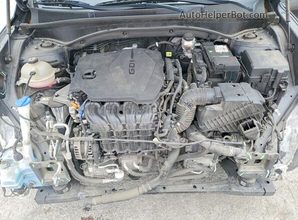 5NMS3DAJ4MH320135 2021 HYUNDAI SANTA Charcoal ძრავის განყოფილების ხედი