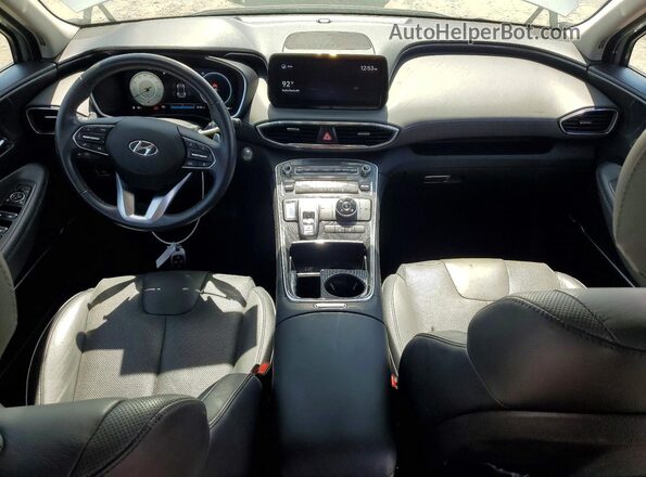5NMS3DAJ4MH361221 2021 HYUNDAI SANTA Silver წინა პანელის ხედი