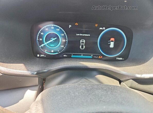 5NMS3DAJ4PH528360 2023 HYUNDAI SANTA Black Vista del cuadro de instrumentos