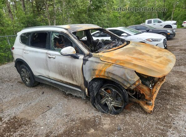 5NMS3DAJ6MH323733 2021 HYUNDAI SANTA White Front right