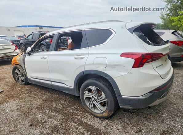 5NMS3DAJ6MH323733 2021 HYUNDAI SANTA White Rear left