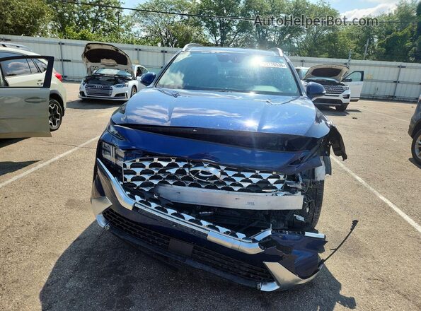 5NMS3DAJ6NH410890 2022 HYUNDAI SANTA Blue Vista frontal