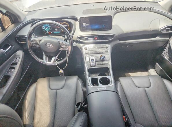 5NMS3DAJ7PH518910 2023 HYUNDAI SANTA Gray Dashboard view