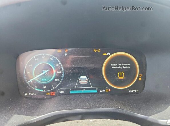 5NMS3DAJ7PH518910 2023 HYUNDAI SANTA Gray Instrument cluster view