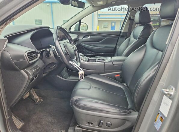 5NMS3DAJ9PH529634 2023 HYUNDAI SANTA Gray Widok wnętrza z przodu