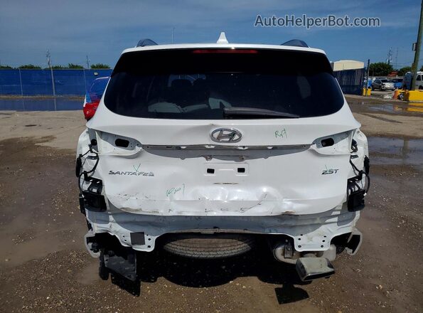 5NMS44AL4MH327729 2021 HYUNDAI SANTA White Widok komory silnika