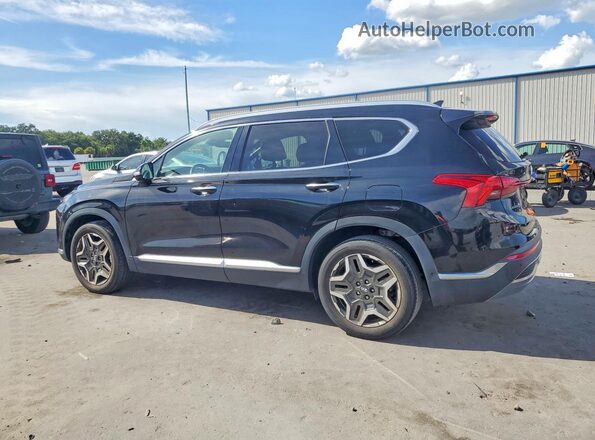 5NMS44AL4MH366983 2021 HYUNDAI SANTA Black Rear left