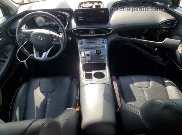 5NMS44AL4MH366983 2021 HYUNDAI SANTA Black Dashboard view