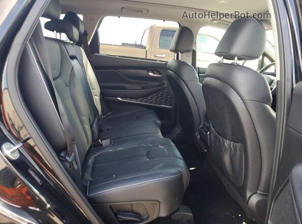 5NMS44AL4MH366983 2021 HYUNDAI SANTA Black Rear interior view