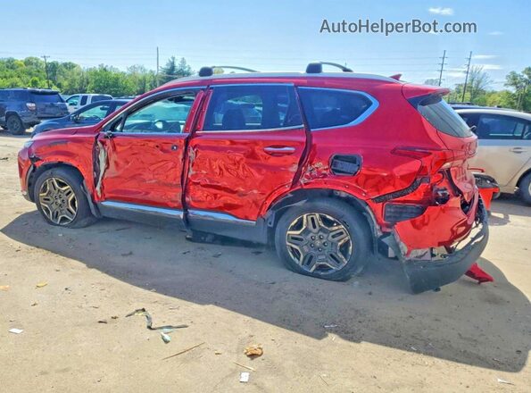 5NMS44AL5MH314097 2021 HYUNDAI SANTA Red Rear left
