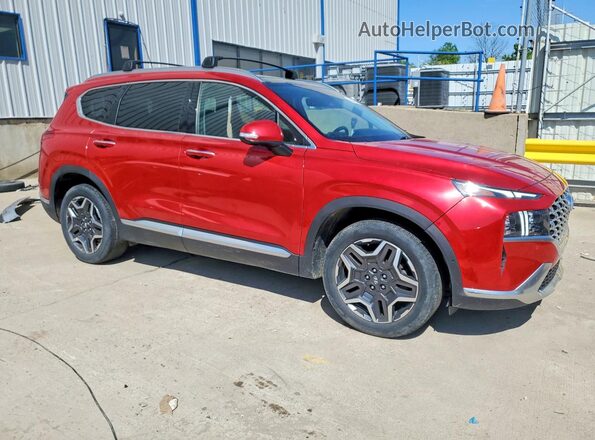 5NMS44AL5MH314097 2021 HYUNDAI SANTA Red Front right