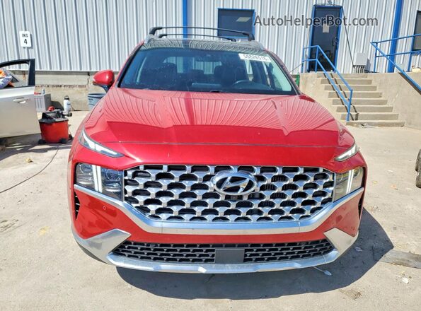 5NMS44AL5MH314097 2021 HYUNDAI SANTA Red Front view