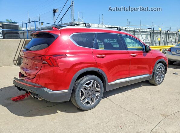 5NMS44AL5MH314097 2021 HYUNDAI SANTA Red Rear right
