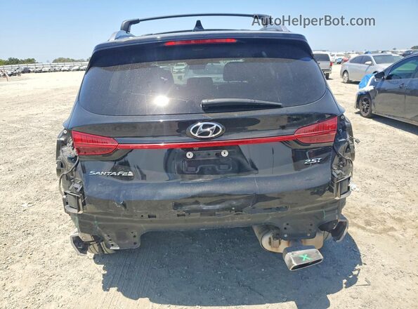 5NMS44AL5MH370637 2021 HYUNDAI SANTA Black Rear view