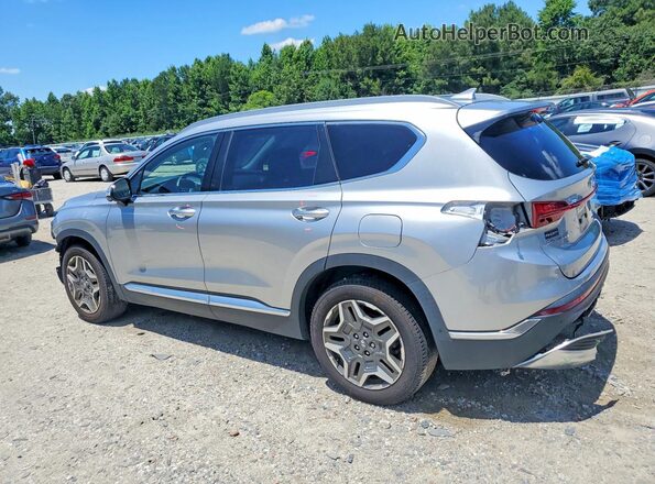 5NMS44AL5NH444446 2022 HYUNDAI SANTA Silver Trasero izquierdo