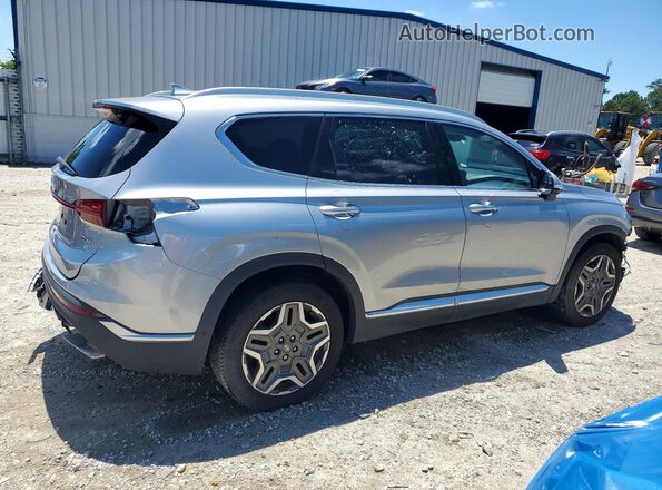 5NMS44AL5NH444446 2022 HYUNDAI SANTA Silver Trasero derecho