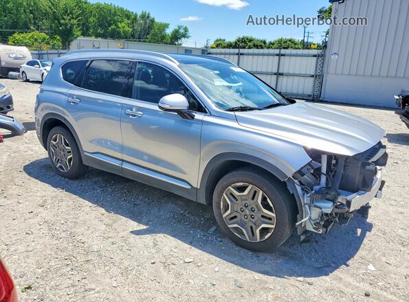 5NMS44AL5NH444446 2022 HYUNDAI SANTA Silver Delantero derecho