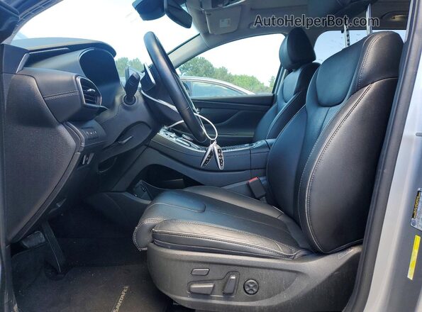 5NMS44AL5NH444446 2022 HYUNDAI SANTA Silver Vista interior delantera