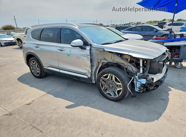 5NMS44AL7PH536306 2023 HYUNDAI SANTA Silver Передня права чверть