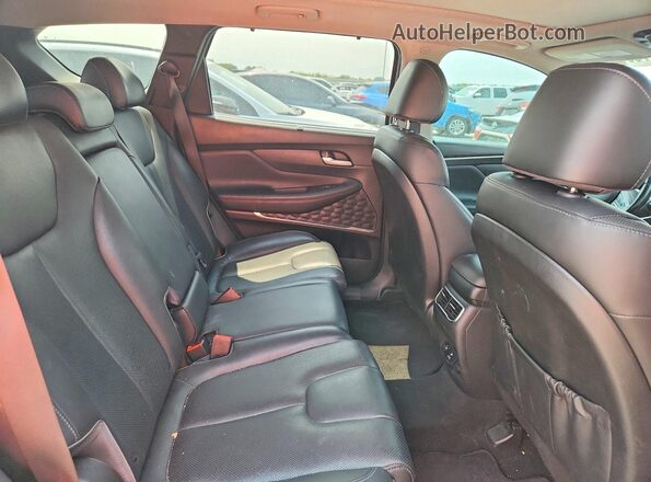 5NMS44AL7PH536306 2023 HYUNDAI SANTA Silver Вид задньої частини салону