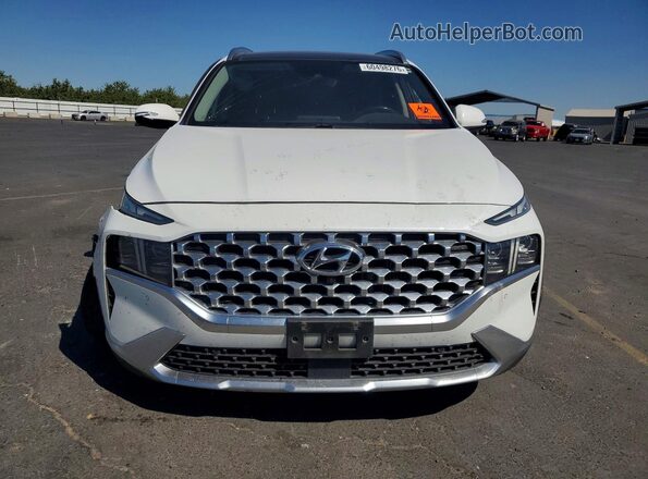 5NMS44ALXMH324415 2021 HYUNDAI SANTA White წინა ხედი