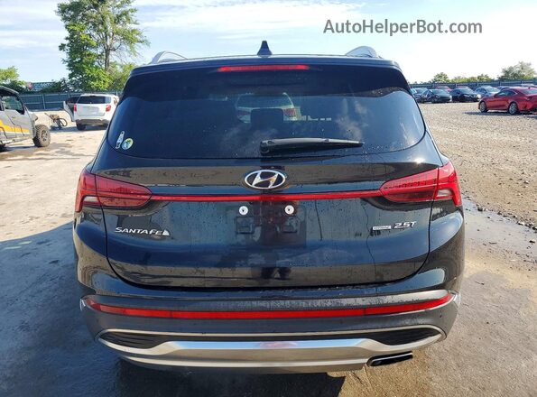 5NMS4DAL2MH309388 2021 HYUNDAI SANTA Black Widok z tyłu