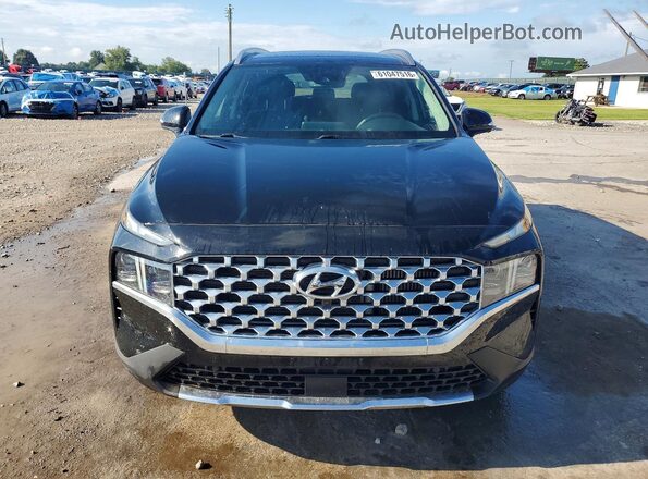 5NMS4DAL2MH309388 2021 HYUNDAI SANTA Black Widok z przodu