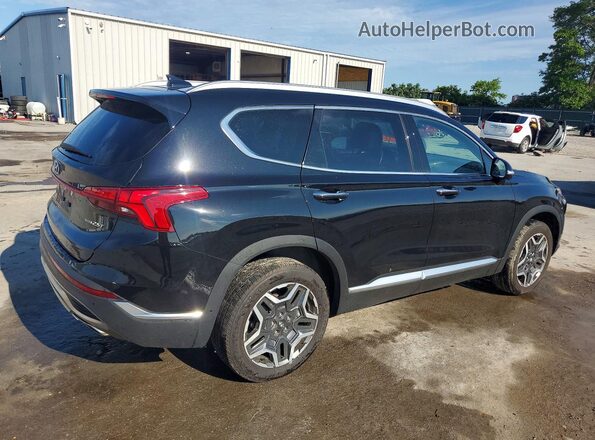 5NMS4DAL2MH309388 2021 HYUNDAI SANTA Black Tył prawy