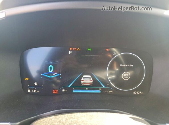 5NMS4DAL2MH309388 2021 HYUNDAI SANTA Black Widok zestawu wskaźników